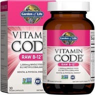 Garden of Life B12 - Vitamin Code Raw B-12 - 30 Capsules, 1,000mcg Whole Food B12 Methylcobalamin fo