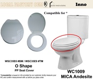 Inno WC1009 MICA Andesite / WC1036 Octet  Toilet Seat Cover Replacement & Compatible (Soft Close)   