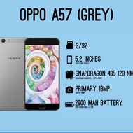 hp second oppo a57 3 32gb - Gray