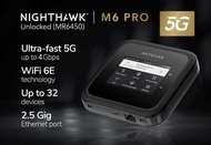 【 全新行貨 】Netgear Nighthawk M6 Pro 5G SIM Router 路由器 WiFi 6E 蛋 (MR6450)