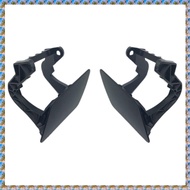 (IDOQ) 1 Pair Headlight Washer Cover with Bracket Black ABS Automotive Supplies for - W204 2008-2012