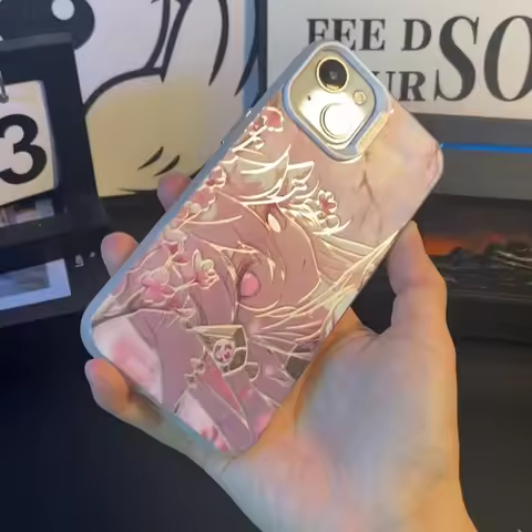 Genshins Impacts Yae Miko Phone Case for Samsung S25 S24 S23 For Xiaomi For VIVO 200 Ultra For OPPO 