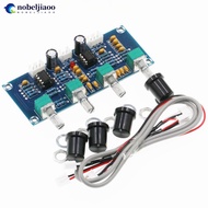 NOBELJIAOO XH-A901 NE5532 DC12V-24V Tone Board preamp Pre-amp With Treble Bass Volume Adjustment Pre