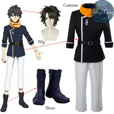 SingXeng Anime Fate Grand Order Cosplay Gudako Grand Master Fujimaru Ritsuka FGO Cosplay Costume Hal