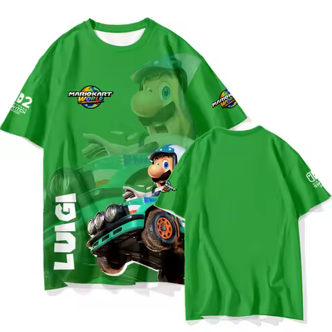 Mario Kart World Switch 2 Game Peripheral Quick Drying, Breathable and Comfortable Summer Parent-chi