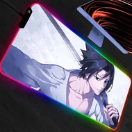 RGB Large Gaming Mouse Pad NARUTO Anime PC Computer Gamer Desk Mat Backlight XXL Laptop LED Mousepad