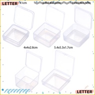 LETTER Beads Container  Transparent Plastic Jewelry Organizer