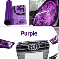 ⓛ0.3x10m/Roll Car-Styling Purple car headlights taillights lights tint protective vinyl film sti ☻♟