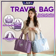 READY STOCK Foldable Big Capacity Travel Bag Waterproof Nylon Luggage Bag Gym Bag Handbag Duffle Beg