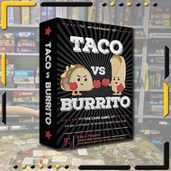 Card Game Taco vs. Burrito English Party Card Game Play with Friends and Family