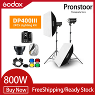 DP400III Godox 800W 2X400Ws แฟลชแสงสตูดิโอSoftboxขาตั้งหลอดไฟStudio Boom Arm ขาตั้งหลอดไฟด้านบน