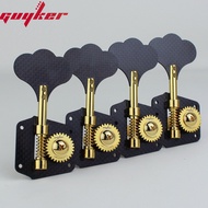 ที่ปรับจูนเสียงเบสตกปลา Guyker หัวเครื่องลูกบิดที่ปรับคีย์เกียร์คาร์บอนหน้าจอการพับภาพความสว่างสูงสำ