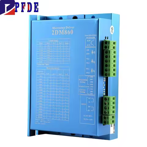 JMC 2-phase Digital Stepper Motor Driver 2DM860H 2DM860 2.1A-8.4A 24-80V AC & DC Universal For NEMA 