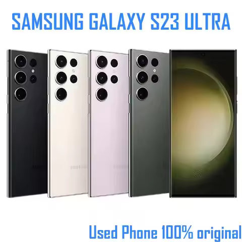 Samsung Galaxy S23 Ultra 5G S918U1 Mobile Phone AMOLED 8GB RAM 256GB ROM Snapdragon 8 Gen 2 Octa Cor