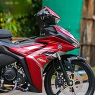 [VN] Removable Sticker - Model MxKing. - Exciter 155 - red Decal Sticker