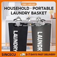 10kg Foldable Waterproof Laundry Bag with Handles - Portable Dirty Clothes Hamper(82L Oxford Fabric)