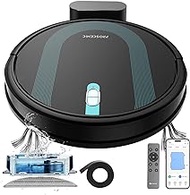 Proscenic WiFi Robot Vacuum and Mop with Gyro Navigation, Boundary Strip, Self-Charging - for Hard Floors and Carpets