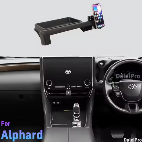 RHD For Toyota Alphard AH40 2023 2024 2025 Car Phone Holder With Storage Box MagSafe Car Wireless Ch