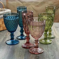 1pc glassware crystal goblet wine glass water glass 340ml, dishwasher safe and microwave safe