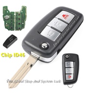 รีโมท นิสสัน Nissan เปลี่ยนรีโมทเป็นแบบพับรุ่นใหม่ 315 / 433 Mhz พร้อมคู่มือ Copy