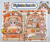 Đồ chơi đồ hàng búp bê giấy Capybara Avatar world - Búp bê giấy dễ thương