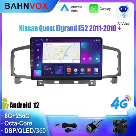 Android Car Radio Carplay for Nissan Quest Elgrand E52 2011 2016 GPS Navigation Multimedia Player St