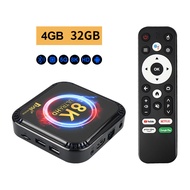 TV98 กล่องสมาร์ททีวี Android 4G 64G TVBOX 12.0 ALLWINNER H618 2.4 / 5G คู่ Wifi6 1000M LAN BT5.0 H.2