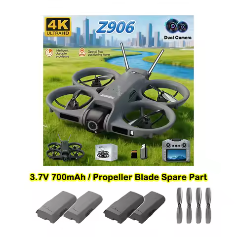 Mini Drone Z906 FPV Quadcopter Original Spare Part Z906 Battery 3.7V 700mAh / Propeller Wing Blade /