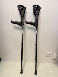 [95% 新 ] ERGOTECH Forearm Crutch (Made in France / 法國製)  人體工學前臂拐杖 / 腳傷/ 骨折