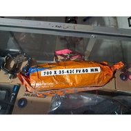 Deestone Bicycle Inner tube 700 x 35c - 43c Presta 60mm - inner tube 700c gravel urban commuting tub