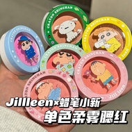 2026 New Style JILL LEEN Crayon Shin-Chan Co-Branded Monochrome Blush Palette High Gloss Repairing M