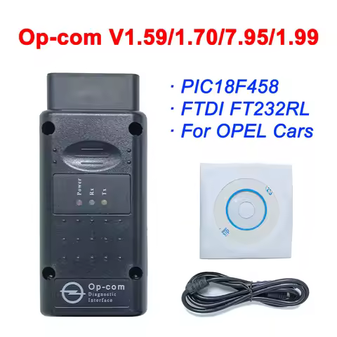 Opcom V2014 V1.99/1.95/1.70 For Opel Flash Firmware Update OBD2 Diagnostic Scanner Tool With PIC18F4