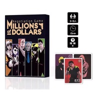 Board Game Millions of Dollars 2nd Edition Party Game Strategy Game3-9 Players Card Game