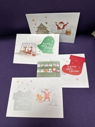 香港特色國際郵資已付聖誕卡