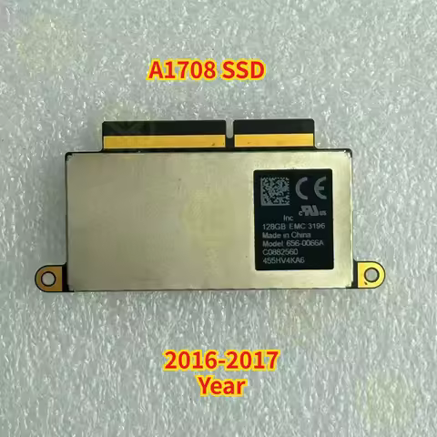 Original Laptop SSD 128GB 256GB For MacBook Pro Retina 13.3" A1708 PCI-E SSD 2016-2017 Year