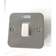 T&J 1G 2W Metal Socket Switch M2511 -2