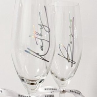 客製化幻彩飾面signature香檳酒杯
