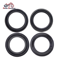 ASDL 4pcs 37x50x11 Good Rubber Front Shock Absorber fork Oil Seal & 37x50 Dust Cover