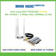 Totolink A1900PE Wifi network card | Model no.1900PE | PCI Express, 3 antennas | 1.3Gbps (5G),600Mbp