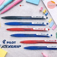 0.5, 0.7, 1.0mm Pilot Rexgrip Ballpen, Ball Point Pen, Retractable Ball Pen Gel Pen