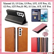 Xiaomi 14, 14pro 13, 13 Lite Leather Case, 13 Pro, 13T, 13T Pro, 12, 12 Pro, 12T Pro,11 5G, 11 Lite, 11T, 11T Pro Flip Cover