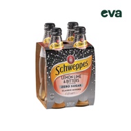 ([BEST BEFORE DATE: 22/07/2023]  AUS MADE) SCHWEPPS MIXERS L/LIME & BITTER 4 X 300ML