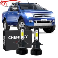 สำหรับ FORD RANGER T6 2012-2015 (ไฟหน้ารถไฟหน้า) - V1 LED ไฟหน้าชุดเปลี่ยนหลอดไฟ 6000K 9-32V สีขาว 2