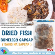 Dried Fish Sapsap Boneless 100g / 200g Dried Sapsap / Gourmet Dried Fish / Sun-Dried / Crispy Sapsap