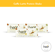 Heal Caffe Latte Protein Shake Powder Bundle of 3 Sachets -  HALAL - Meal Replacement, Pea Protein, Plant Based Protein