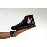 FK Adam John Limited Edition - Black High Cut New Wave (Canvas) Sneakers