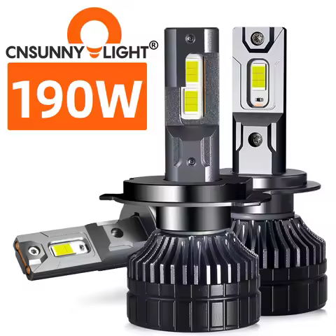Super Power 190W RX95 LED H7 H4 H11 H1 LED Car Headlight Bulbs 90000LM 6000K H8 9005 HB3 9006 HB4 90