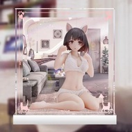 【AOWOBOX】TAiTO Coreful 不起眼女主角培育法 加藤惠 貓居家服Ver.手辦 高透主題展示盒  展示箱 display box 亞加力 模型盒 亞加力展示盒 燈