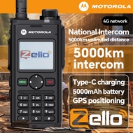 5000KM Motorola Walkie Talkie Zello T92 Global 4G/5G GPS Network Radio Long Range Wifi Internet Inte