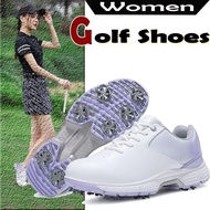 Women's Golf Shoes Waterproof Light Weight Golf Sports Sneakers Ladies Breathable Non-Slip Golf Trai